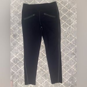 SPANX lightweight luxe legging w zipper detail XL